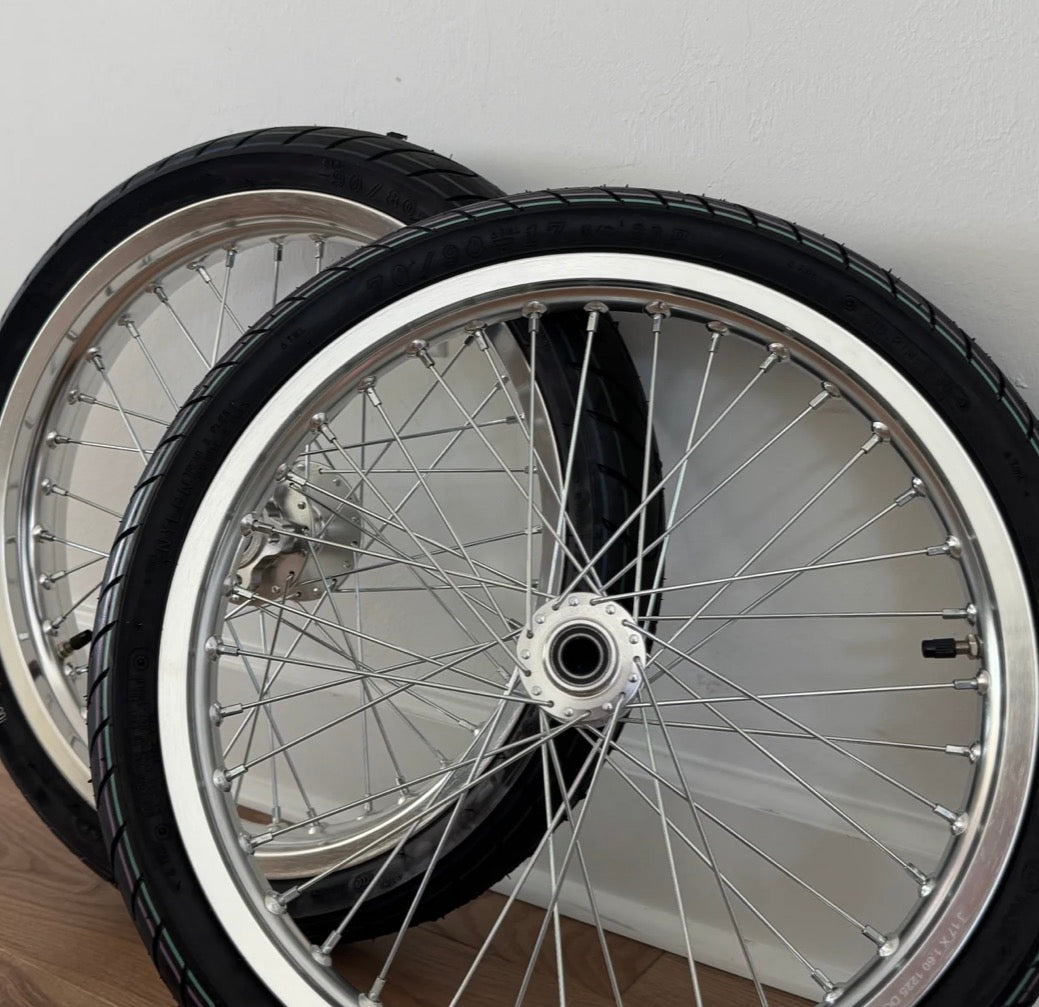 17” CST CHROME LBX/ERIDE SUPERMOTO KIT
